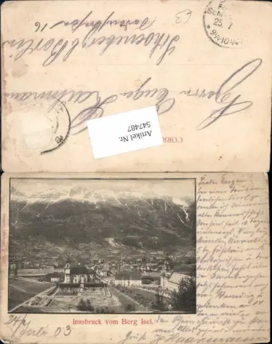 547487,Innsbruck gegen Norden Nordkette