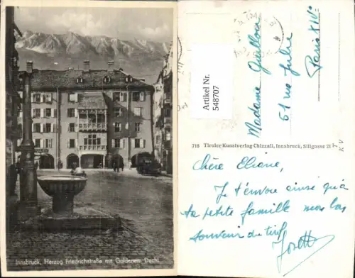 548707,Innsbruck Goldenes Dachl Herzog Friedrich Straße
