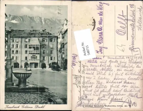 548715,Innsbruck Goldenes Dachl Herzog Friedrich Straße