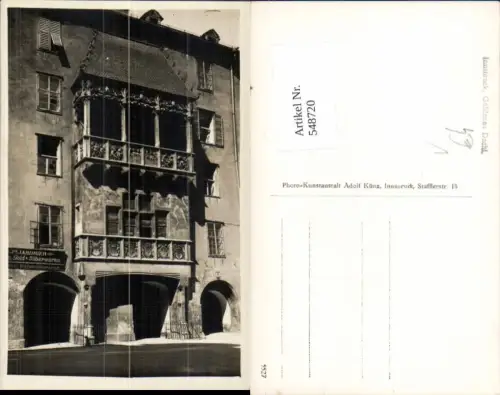 548720,Innsbruck Goldenes Dachl Herzog Friedrich Straße