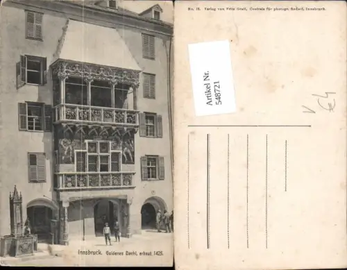 548721,Innsbruck Goldenes Dachl Herzog Friedrich Straße