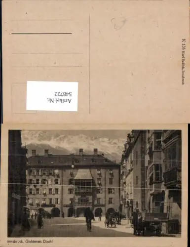 548722,Innsbruck Goldenes Dachl Herzog Friedrich Straße