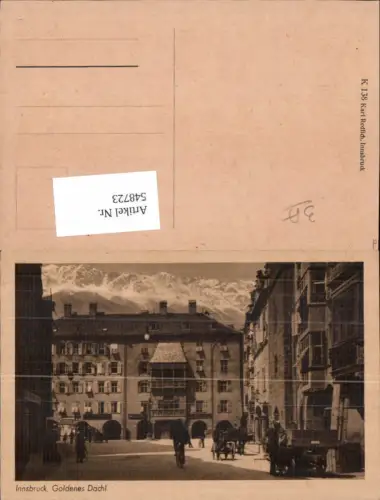 548723,Innsbruck Goldenes Dachl Herzog Friedrich Straße