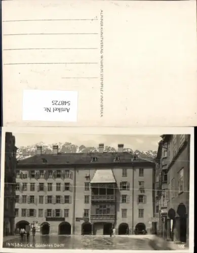 548725,Innsbruck Goldenes Dachl Herzog Friedrich Straße