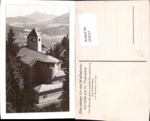553527,Innsbruck Kirche Maria Theresia Hungerburg