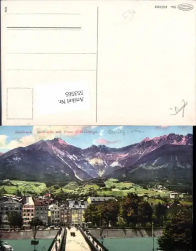 553565,Innsbruck Innbrücke Brücke Frau Hitt Gebirge pub Warger 103-1912