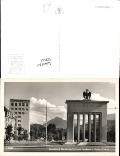 553584,Innsbruck Hochhaus Cafe Denkmal Serles