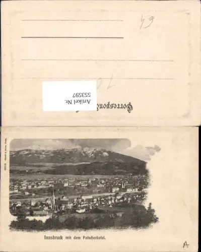 553597,Innsbruck m. Patscherkofel Patsch