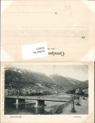 553617,Innsbruck Innbrücke Brücke pub Carl Otto Hayd 5766