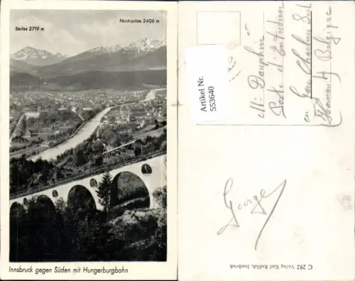 553640,Innsbruck Hungerburg Nordkettenbahn Seegrube Hungerburgbahn