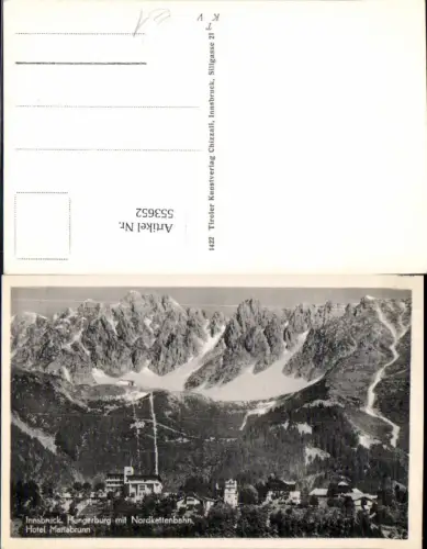 553652,Innsbruck Hungerburg Nordkettenbahn Seegrube Hungerburgbahn