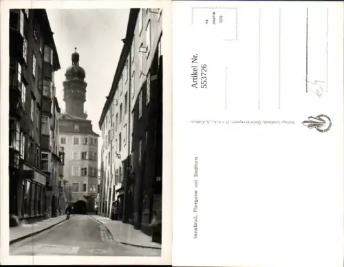 553726,Innsbruck Pfarrgasse Stadtturm