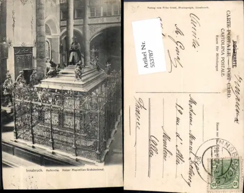 553787,Innsbruck Hofkirche Kaiser Maxmilian pub Fritz Gratl