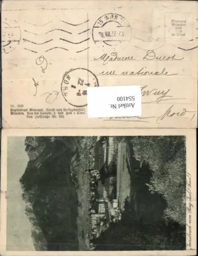 544100,Innsbruck vom Berg Isel Stift Wilten