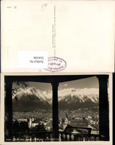 544104,Innsbruck vom Berg Isel Stift Wilten