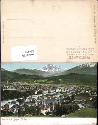 544110,Innsbruck geg. Süden Serles pub Warger 4282