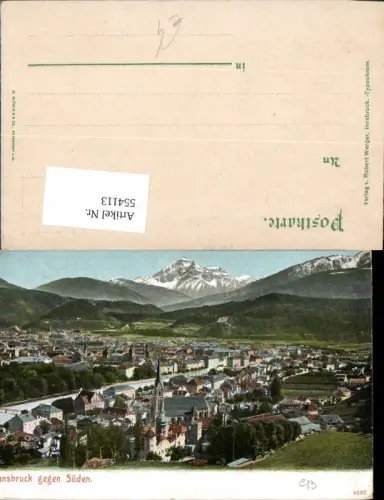 544113,Innsbruck geg. Süden Serles pub Warger 4282
