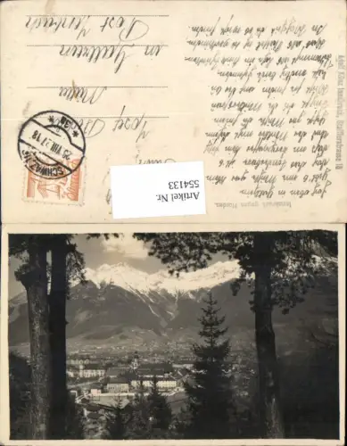 544133,tolle Foto-AK Innsbruck geg. Norden Wilten pub Ad. Künz