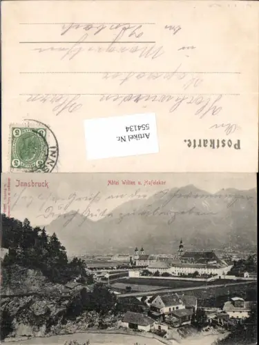 544134,Innsbruck geg. Stift Wilten Hafelkar pub Stengel 2333