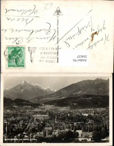 544137,Innsbruck geg. Süden Serles