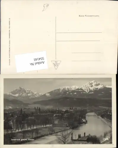 544141,Innsbruck geg. Süden Serles