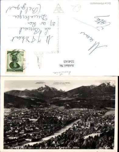 544143,Innsbruck geg. Süden Serles
