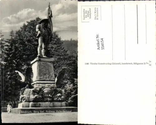 554154,Innsbruck Berg Isel Andreas Hofer Denkmal Statue Monument