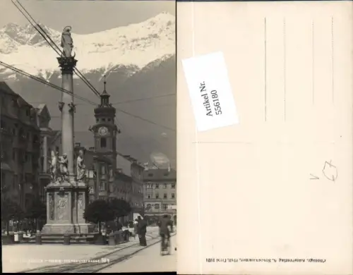 556180,Foto-AK Innsbruck Maria Theresienstraße Annasäule pub Stockhammer 987