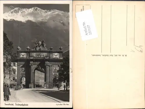556827,Innsbruck Stadt Triumphpforte pub Hugo Heep