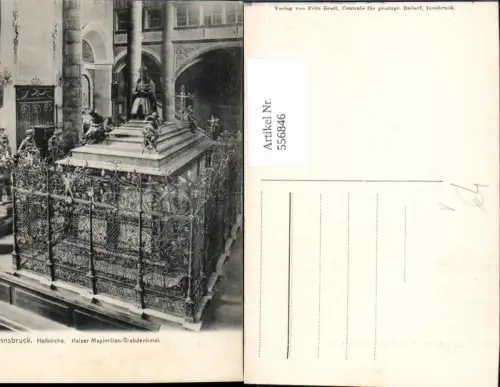 556846,Innsbruck Stadt Hofkirche Grab Sarg pub Fritz Gratl