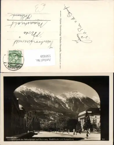 556859,Innsbruck Stadt Rennweg Stadttheater Hungerburg