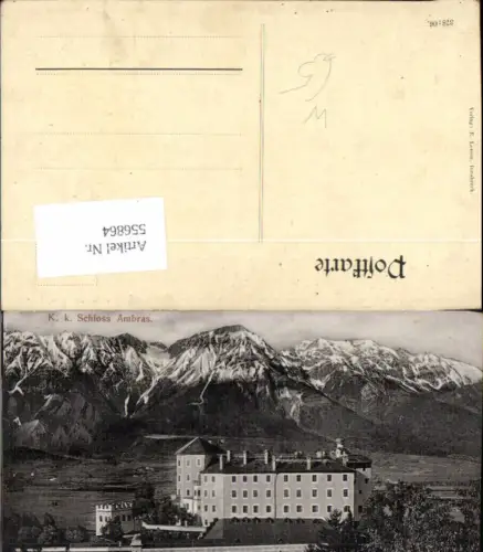 556864,Innsbruck Stadt K.K. Schloss Ambras Amras