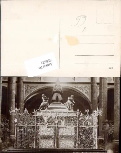 556873,tolle Foto-AK Hofkirche Innsbruck Stadt Gitter Maximilian Denkmal pub Fritz Gratl