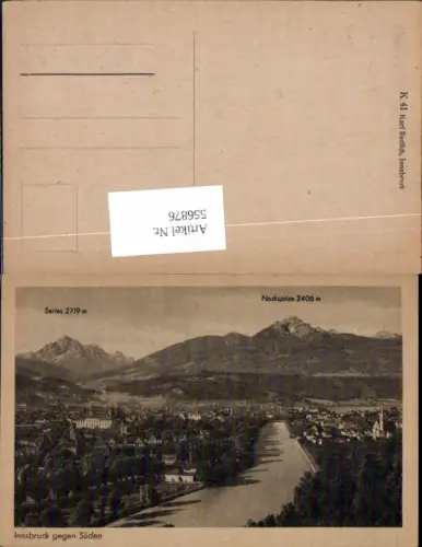 556876,Innsbruck Stadt gegen Süden pub Redlich K 41