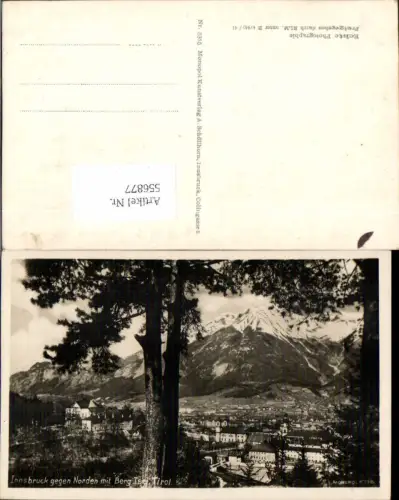 556877,Innsbruck Stadt gegen Norden Berg Isel