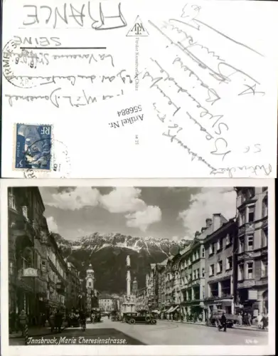 556884,Innsbruck Stadt Maria Theresienstraße PKW Auto Oldtimer