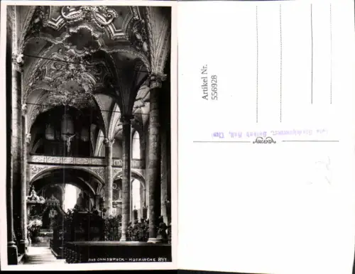 556928,Innsbruck Stadt Orgel Hofkirche pub Stockhammer 897