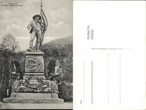 556933,Innsbruck Stadt Berg Isel Andreas Hofer Denkmal