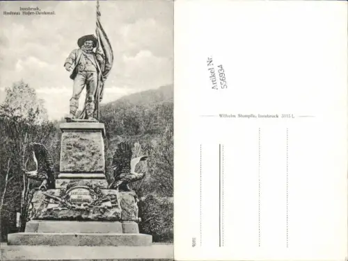 556934,Innsbruck Stadt Berg Isel Andreas Hofer Denkmal