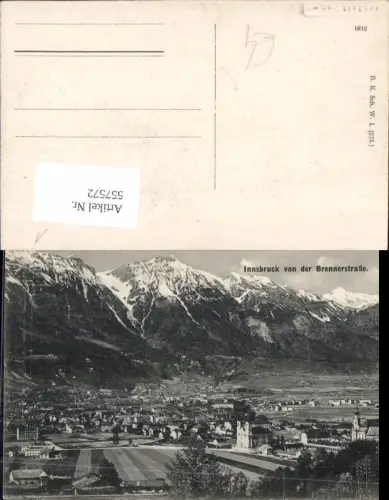 557572,Innsbruck v.d. Brennerstraße pub B.K.W.I. 275