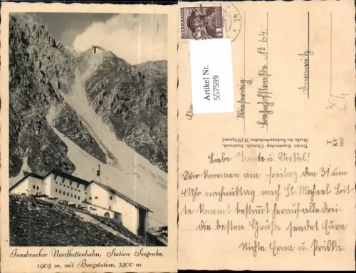 557599,Innsbruck Innsbrucker Nordkettenbahn Seegrube Station