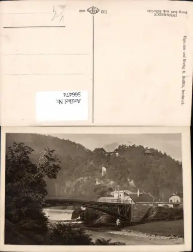 566474,Innsbruck Berg Isel m. Sillbrücke pub K. Redlich