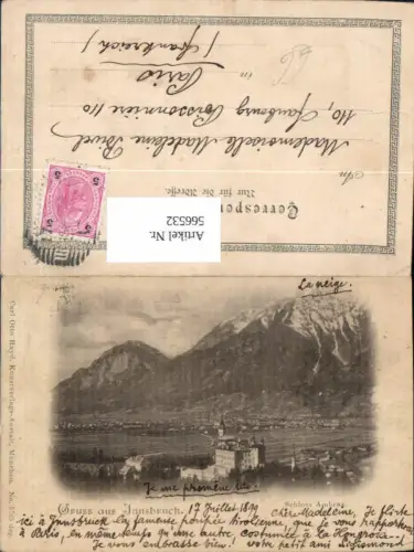 566532,Litho Innsbruck Schloss Ambras