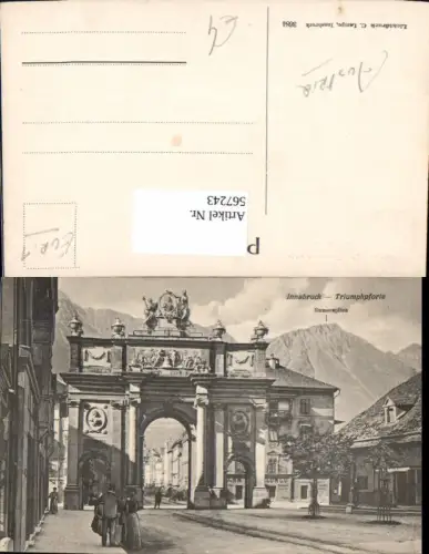 567243,Innsbruck Triumphpforte Rumerspitze