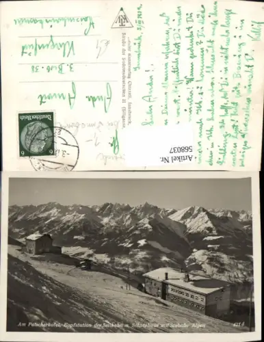 568037,Foto Ak Innsbruck Patscherkofel Kopfstation der Seilbahn Schutzhaus