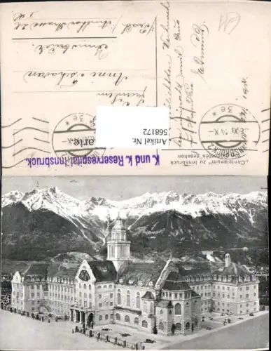 568172,Innsbruck Canisianum v. Südosten gesehen