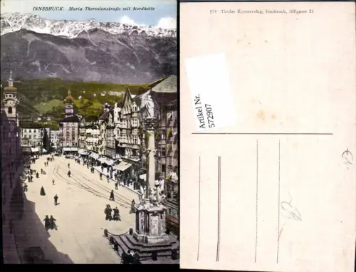 572907,Innsbruck Maria Theresienstraße u. Nordkette