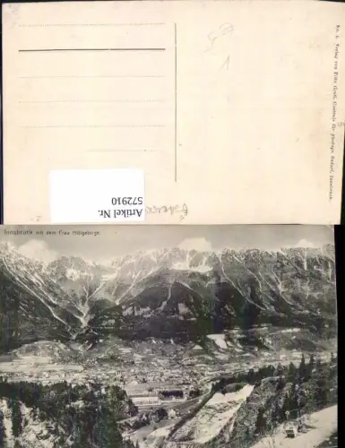 572910,Innsbruck m. d. Frau Hittgebirge Totale pub Fritz Gratl 4