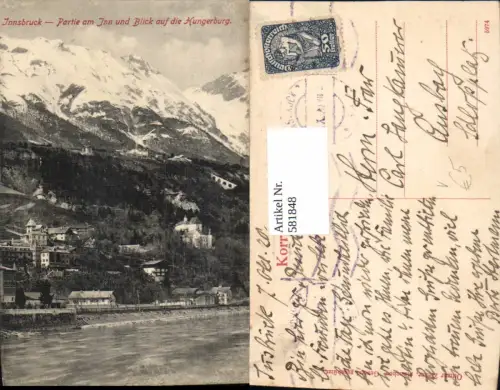 581848,Innsbruck Partie a. Inn u. Blick auf d. Hungerburg pub Ottmar Zieher