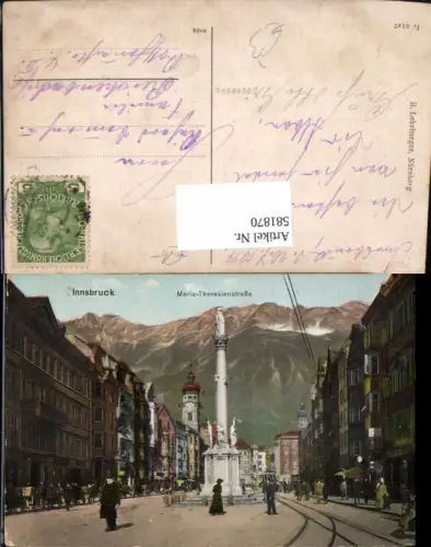 581870,Innsbruck Maria Theresienstraße Annasäule